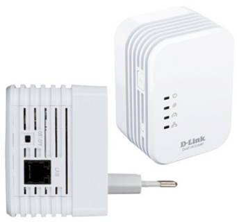 Сетевой адаптер D-link DHP-328AV Ethernet to Powerline AV500 2-port Adapter