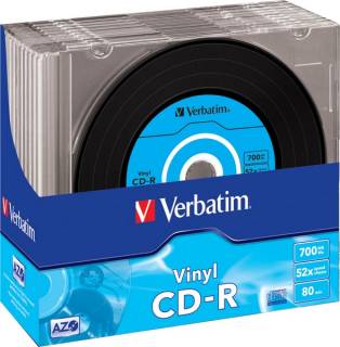 Диск Verbatim VINIL slim 10 43426