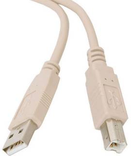 Кабель Atcom USB 2.0 AM/BM до принтера, з феритом, 0.8м 6152