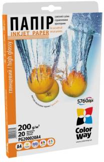 Фотобумага ColorWay PG200020A4