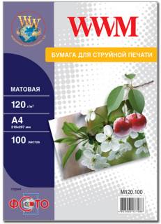 Фотобумага WWM A4 (M120.100) 120 г/м2