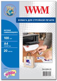 Фотобумага WWM SA100M.20