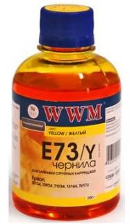 Чернило WWM EPSON Stylus CX3700/T26/TX106 (Yellow) E73/Y