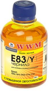 Чернило WWM EPSON StPhoto R270/290 Yellow /NEW E83/Y