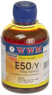Чернило WWM EPSON Stylus Photo Universal Yellow E50/Y