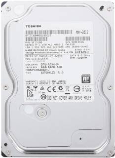 Накопитель Toshiba DT01ACA100 1Tb 7200rpm 32Mb
