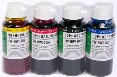 Чернило ColorWay HP 121/134 (4х100мл) BK/С/M/Y CW-HW350SET01