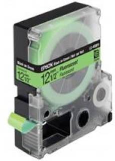 Картридж Epson Лента LC4GBF9 LW-300/ 400/ 400VP Fluorescent Black/ Green C53S625413