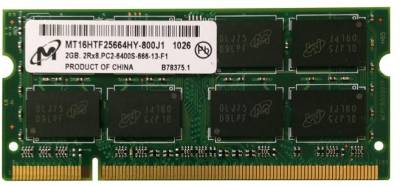 Оперативная память Micron SO-DIMM DDR2 2Gb 800MHz CL6 MT16HTF25664HY-800J1