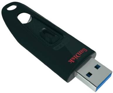 Флеш-память USB SanDisk Ultra 64 GB Black USB 3.0 SDCZ48-064G-U46