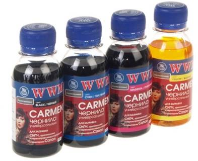 Чернило WWM CARMEN/SET.4-2