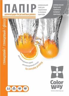 Фотобумага ColorWay глянцевая 230г/м, A4 PG230-100 карт.уп. PG230100A4
