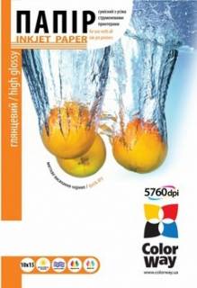 Фотобумага ColorWay глянц. 230г/м, 10x15 PG230-100 (PGE2301004R)