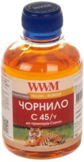 Чернило WWM CANON CL441/ 446/ CLI-451 Yellow (C45/ Y) 200г C45/Y