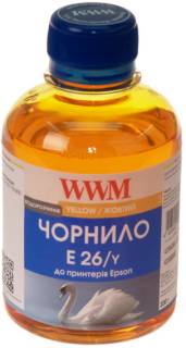 Чернило WWM EPSON XP-600/ XP-605/ XP-7005 (Yellow) (E26/Y) 200г