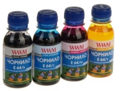 Чернило WWM EPSON L110/210/355 B/C/M/Y (E64SET4-2) 4*100г