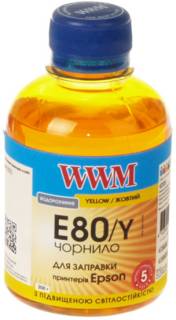 Чернило WWM EPSON L800 Yellow (E80/Y) 200г