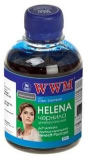 Чернило WWM HP UNIVERSAL HELENA Cyan (HU/C) 200 г