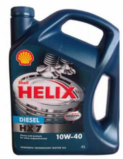 Масло SHELL Helix Diesel HX7 10W-40 4л