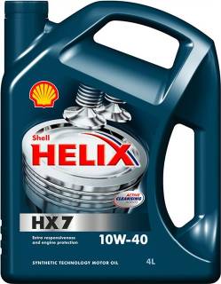 Масло SHELL Helix HX7 10W-40 4л