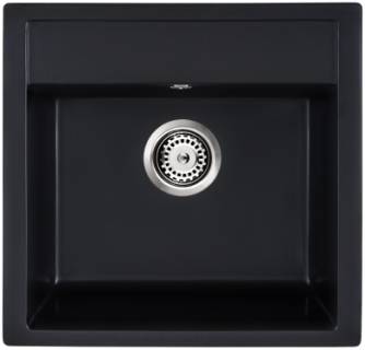 Мойка QTEK INTERLINE, BRUT black