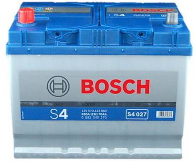 Аккумулятор Bosch S4 Silver 70Ah 0092S40270