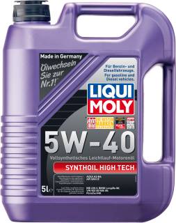 Масло LIQUI MOLY Synthoil High Tech 5W-40 5л