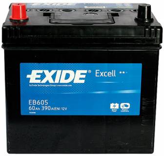 Аккумулятор Exide Excell 60Ah EB605