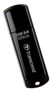 Флеш-память USB Transcend JetFlash 700 128GB USB 3.0 Black TS128GJF700