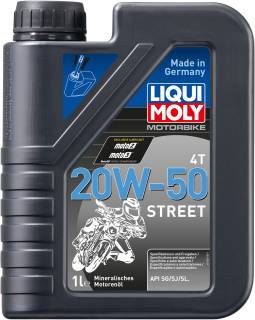Масло LIQUI MOLY Motorbike 4T 20W-50 Street 1л