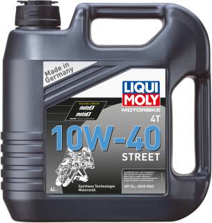 Масло LIQUI MOLY Motorbike 4T 10W-40 Street 4л