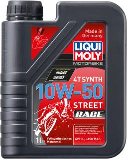 Масло LIQUI MOLY Motorbike 4T Synth Street Race 10W-50 1л