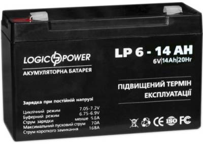 Аккумулятор LogicPower LPM 6-14 AH LP4160