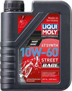 Масло LIQUI MOLY Motorbike 4T Synth 10W-60 Street Race 1л