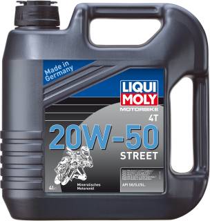 Масло LIQUI MOLY Motorbike 4T 20W-50 Street 4л