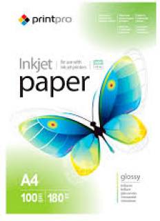 Фотобумага PrintPro PGE180100A4