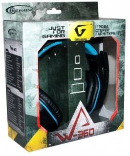 Наушники Gemix W-360 Black/Blue
