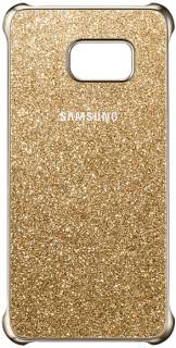 Samsung Galaxy S6 Edge + SAMSUNG Glitter Cover Gold EF-XG928CFEGRU