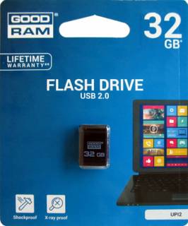 Флешка Goodram UPI2 PICCOLO 32GB BLACK USB 2.0 UPI2-0320K0R11