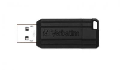 Флеш-память USB Verbatim STORE N GO PINSTRIPE 16Gb BLACK USB 3.0 49316