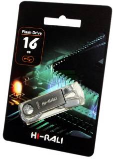 Флешка HI-RALI Shuttle series 16Gb Silver USB 2.0 HI-16GBSHSL