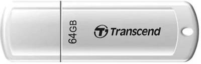 Флеш-память USB Transcend JetFlash 370 64Gb White USB 2.0 TS64GJF370