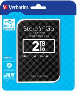 Накопитель Verbatim Store 'n' Go 2TB Black USB 3.0 53195