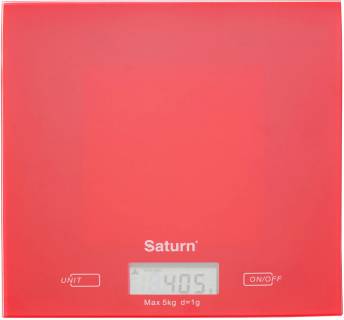 Весы Saturn ST-KS7810 red