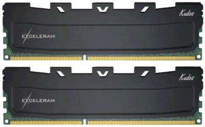 Память Exceleram Black Kudos DDR3 16Gb (2x8Gb) 1600MHz CL11 Kit EKBLACK3161611LAD