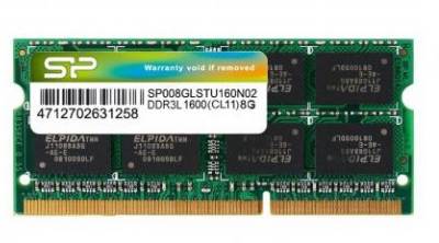 Память Silicon Power So-Dimm DDR3 8Gb 1600MHz CL11 SP008GLSTU160N02