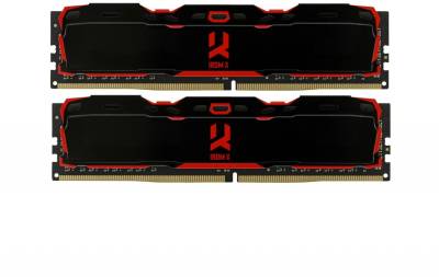 Оперативная память Goodram Iridium X Black DDR4 16Gb (2x8Gb) 2666MHz CL16 Kit IR-X2666D464L16S/16GDC