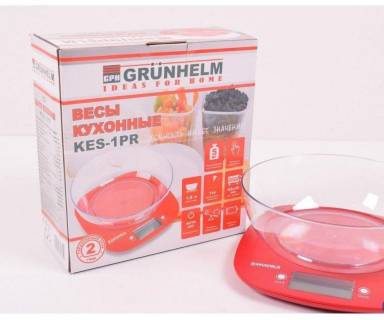 Весы кухонные Grunhelm KES 1 PR