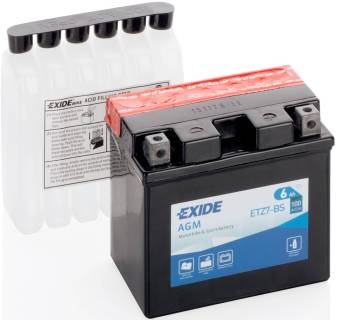 Аккумулятор Exide AGM 6Ah-12v ETZ7-BS
