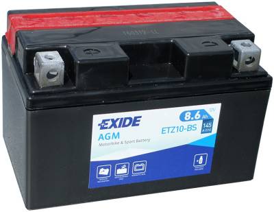 Аккумулятор Exide AGM 8.6Ah-12v ETZ10-BS